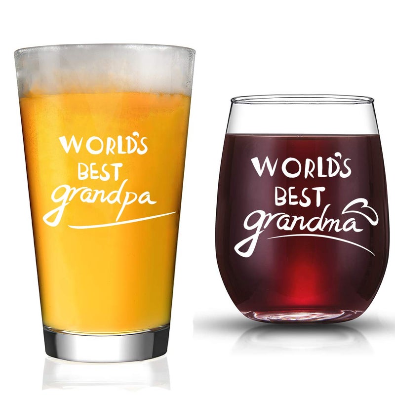 JERIO Grandparents Gifts New Grandparents Pregnancy Announcement Grandparent Day for GrandparensMothers DayChristmas Gifts for Grandparentss Gift