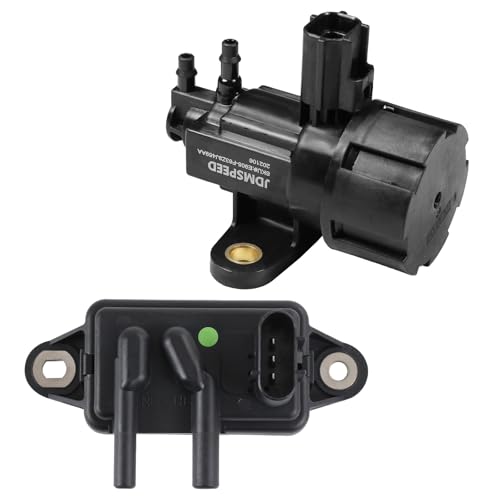CARMOCAR EGR Pressure Feedback Sensor DPFE15 EGR vacuum solenoid valve vs63 Replacement for Ford F150 E150E250ExplorerRangerEscapeMustangLincoln Town CarMercury CougarF77Z9J460AB F77Z9J460AB - Image 1