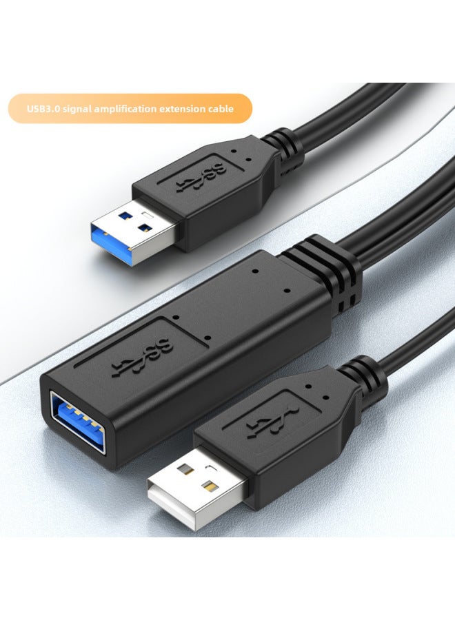 Neutral Usb3.0 Extension Line Male To Female Extension Data Line Built-in Amplifier Chip Computer Connection Usb Extension Line - Image 2