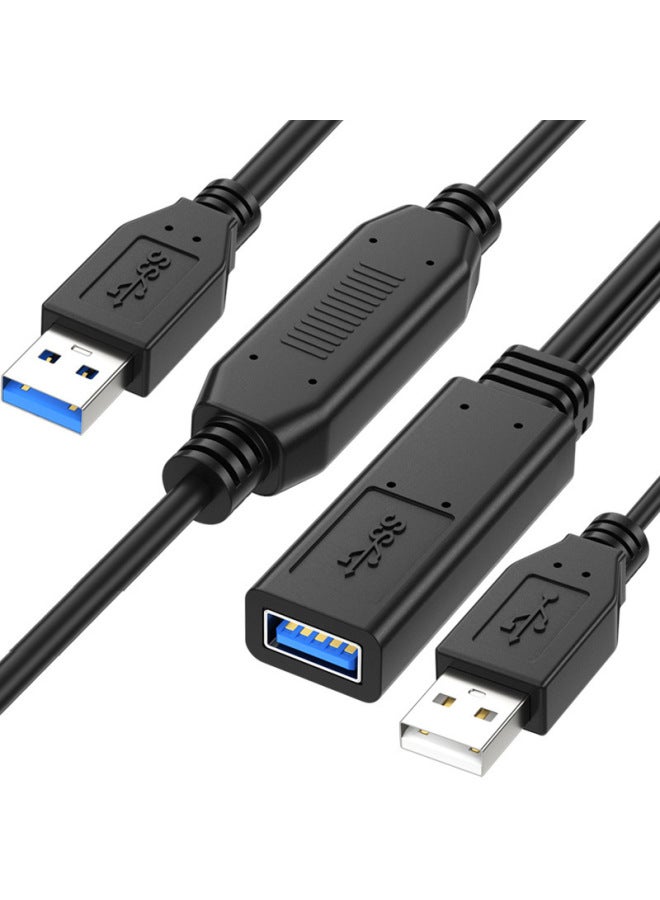 Neutral Usb3.0 Extension Line Male To Female Extension Data Line Built-in Amplifier Chip Computer Connection Usb Extension Line - Image 5