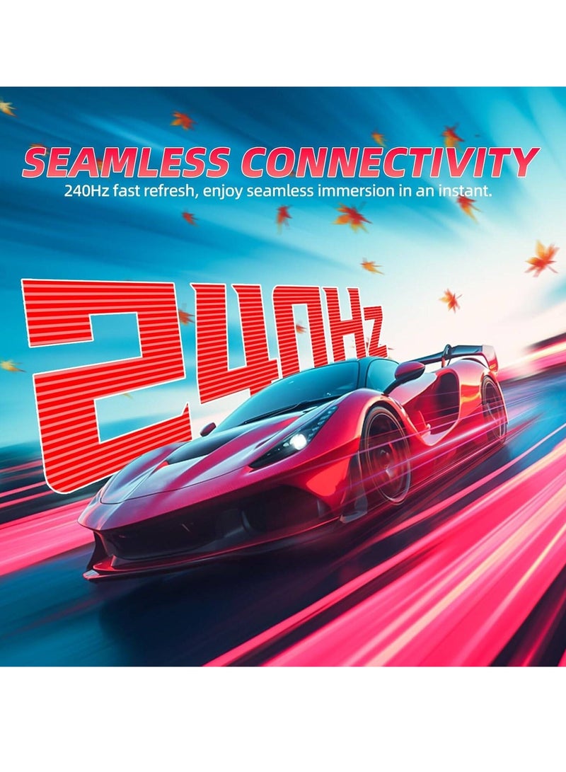 KOORUI KOORUI GN02 27" FHD VA Gaming Monitor 240hz Refresh Rate, 1ms Response Time, DCI-P3 90% Color Gamut, Adaptive Sync, 1920 x 1080, HDMI, DisplayPort, Black | GN02  - Image 3