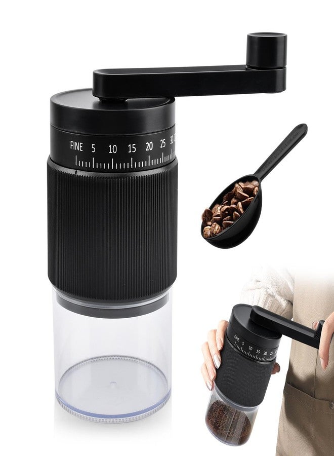 WeiLingBo Manual Coffee Grinder With Ceramics Burr For Espresso, Hand Coffee Bean Mill with 30g Capacity & Crank for Travel Camping Office Home - Image 1