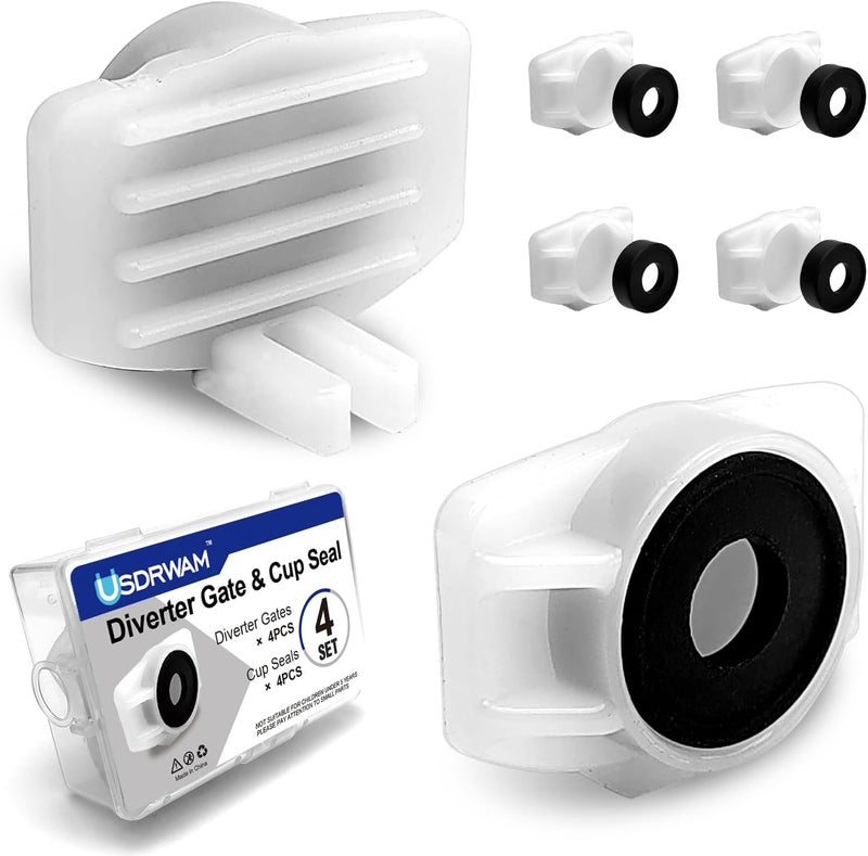 Usdrwam 4 Pcs Tub Spout Diverter Repair Kit for Moen 101237, Includes Cup Seal and Diverter Gate - Image 1