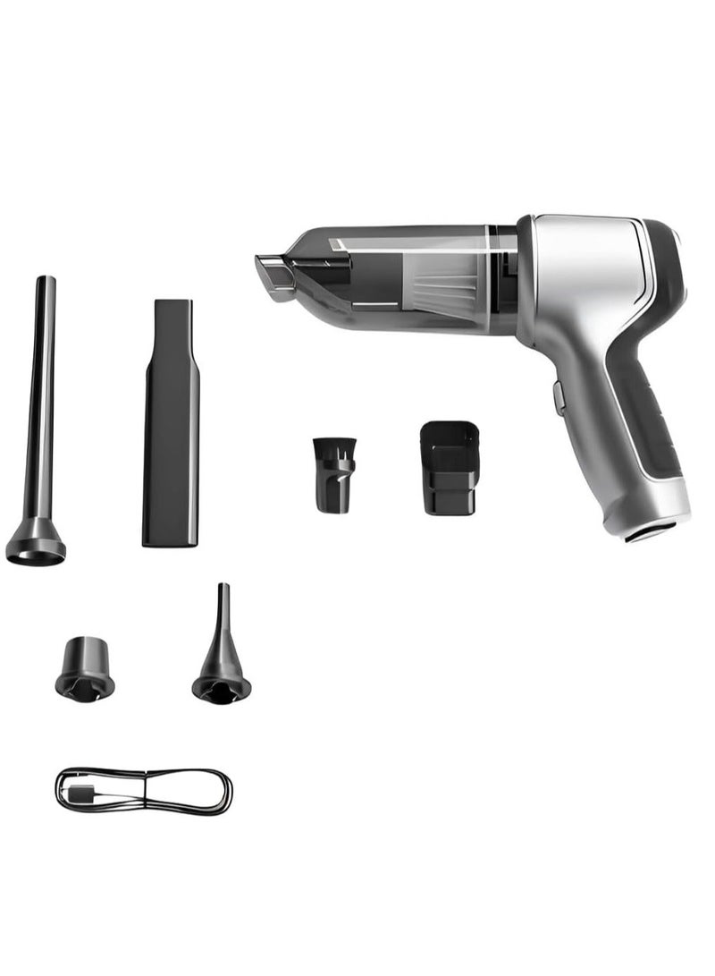 Denx DX1761 Handheld Vacuum Cleaner – 120W Powerful Suction, 26,000Pa Cordless Portable Dust Buster with 1200mAh Battery & USB Charging for Home, Office & Car Cleaning - Image 2