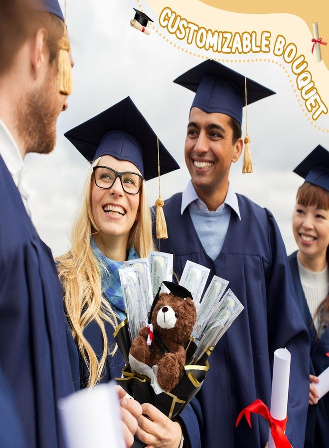 WinnerWhy مجموعة هدايا التخرج من WinnerWhy، باقة نقود يمكنك صنعها بنفسك مع دب، فكرة هدية رائعة لدفعة 2026، تهانينا! - Image 5