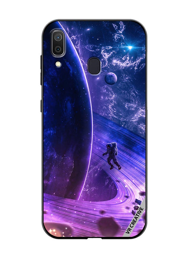 VR CREATIVE Protective Case Cover For Samsung Galaxy A30 Galaxy Space Digital Design Multicolour  - Image 1