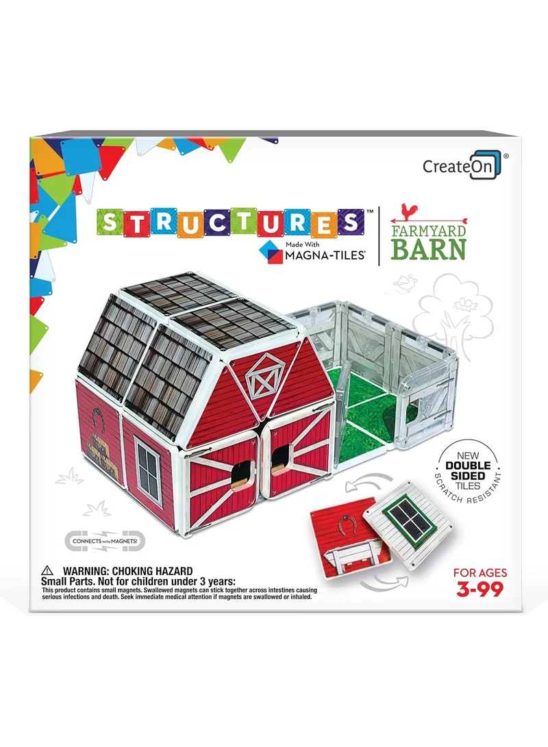 MAGNA-TILES CreateOn Farmyard Barn