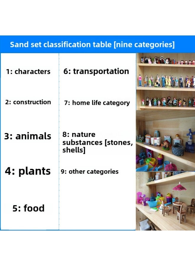 Psychological Sand Table Sand Suit School Unit Professional Consulting Room Full Set Of Box Court Game Mold Welcome Inspection Special-Product Color:200 Single Sand Sets (simple Version Of Sand Sets)  - Image 3