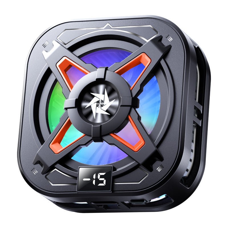 Mobile phone radiator, magnetic semiconductor cooler, suitable for live video games on mobile phones and tablets, display temperature, mobile cooling fan, no noise - Image 1