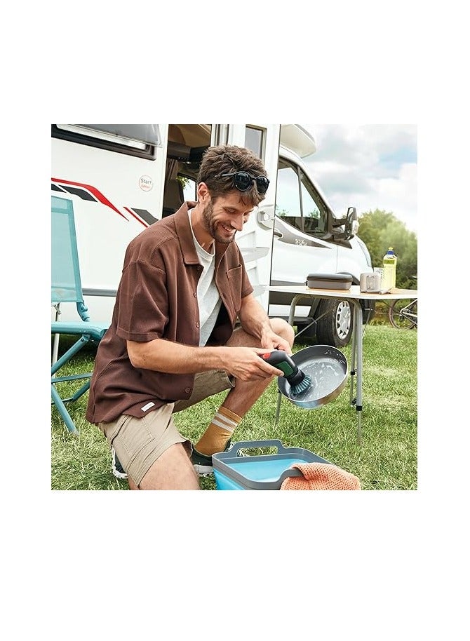 BOSCH Home and Garden Electric Cleaning Brush UniversalBrush (3.6 V Integrated Battery, 1 Micro-USB Cable and 4 Cleaning attachments Included, in Carton Packaging) - Image 4