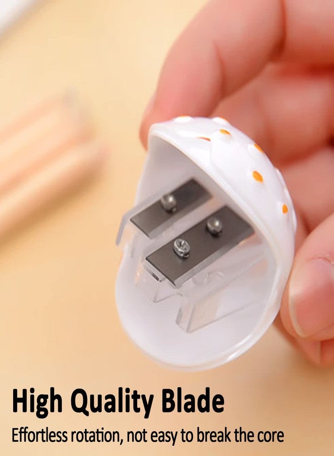 PDCTACST 4pcs Cute Owl Pencil Sharpener with Dual Holes, Cartoon Animal Plastic Colored Cat Manual Handheld Small Compact Sharpeners for Student Kids School Classroom Must Haves Stationery Supplies - Image 5