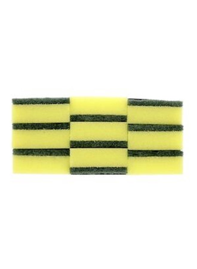 فيليدا مجموعة إسفنجة تيب توب، 9 قطع، باللونين الأصفر والأخضر - Image 3