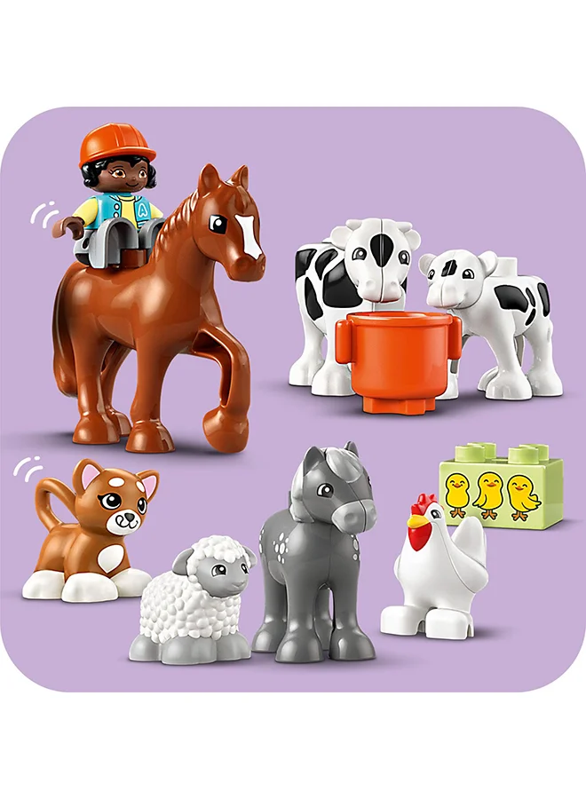 LEGO DUPLO Town Caring for Animals at the Farm 10416 (74) Pieces