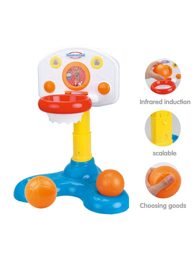 Five Star 2 in 1 Battery Operated Shoot' N Sound Basketball Game for Toddlers - Image 1
