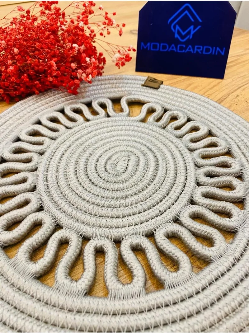 BDZ Deri BDZ Leather Jute Wicker American Service Mat