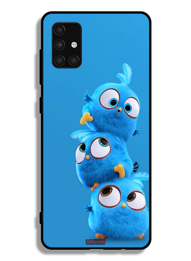 Tolwak Samsung Galaxy A71 4G Protective Case Cover Cute Birds - Image 1