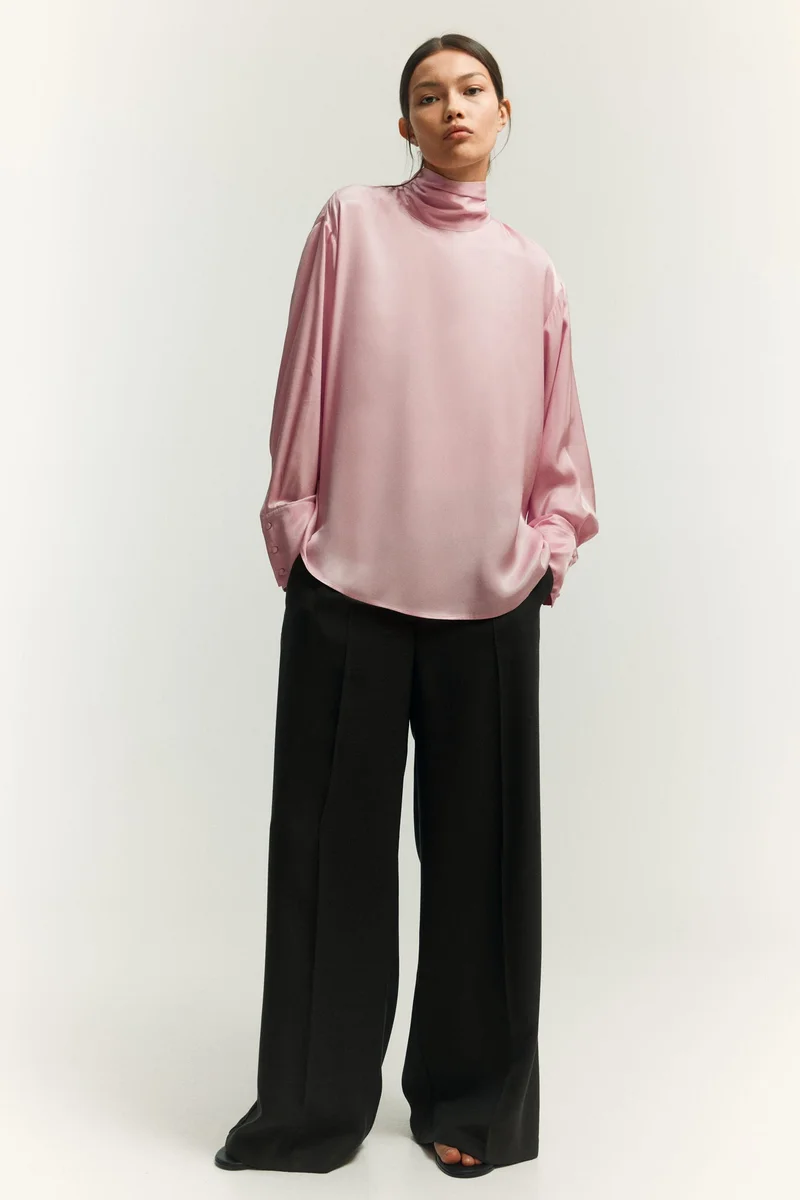 H&M Scarf-detail blouse