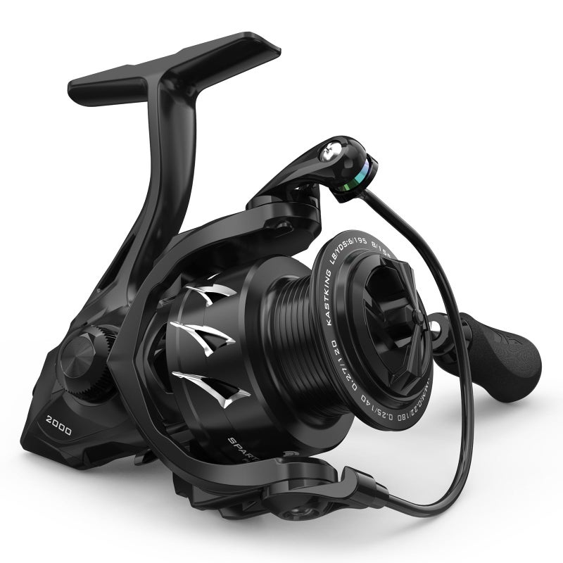 KastKing Spartacus II Plus Spinning Reel â€“ IPX5 Waterproof Freshwater/Saltwater Fishing Reel, 22LB Drag, 5.2:1 Gear Ratio, 7+1 Stainless Steel Bearings, Instant Anti-Reverse, Anodized Aluminum Spool - Image 1