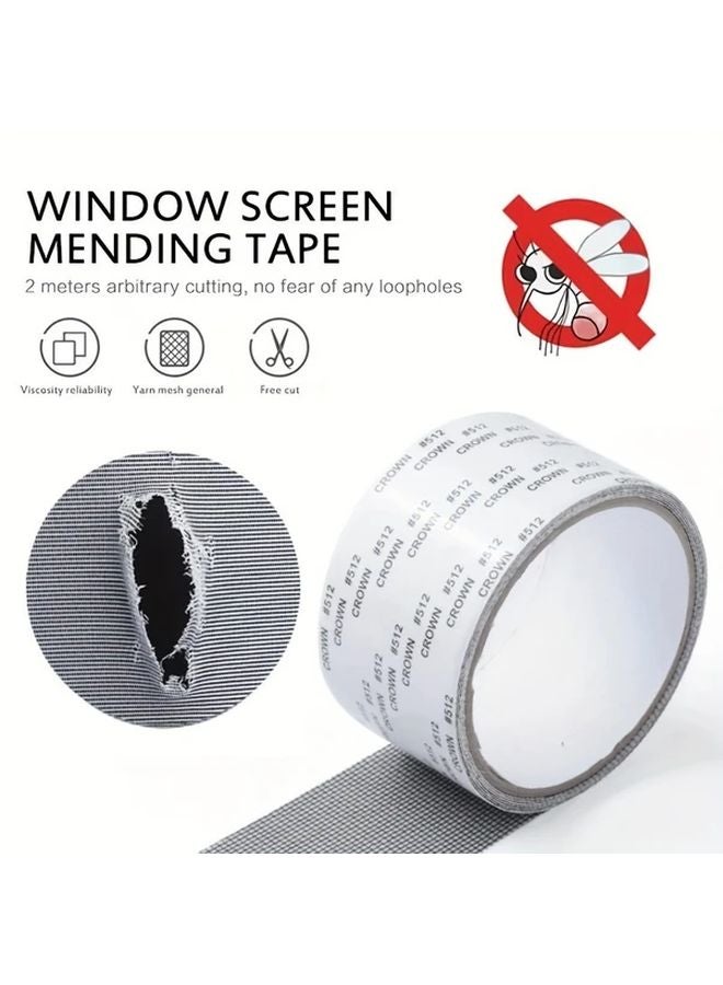 Color Random Self Adhesive Repair Tape Strong Window Screen Patch For Holes Tears Insect Mesh - Image 5