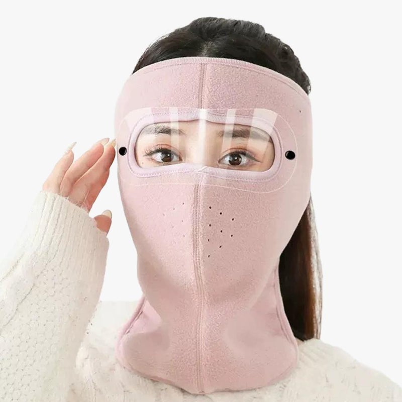 Cycling face mask, helmet visor, winter warm face mask, eye protection, dustproof, neck protection, ear protection, thickened men's windproof mask. - Image 4