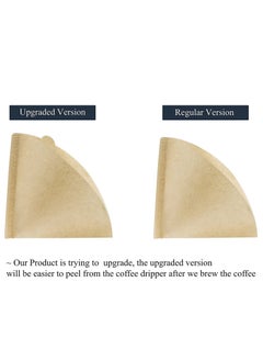 MIBRU Coffee Filter Set, 200 Filter Paper, Large Size, 02 Brown Color  - Image 3