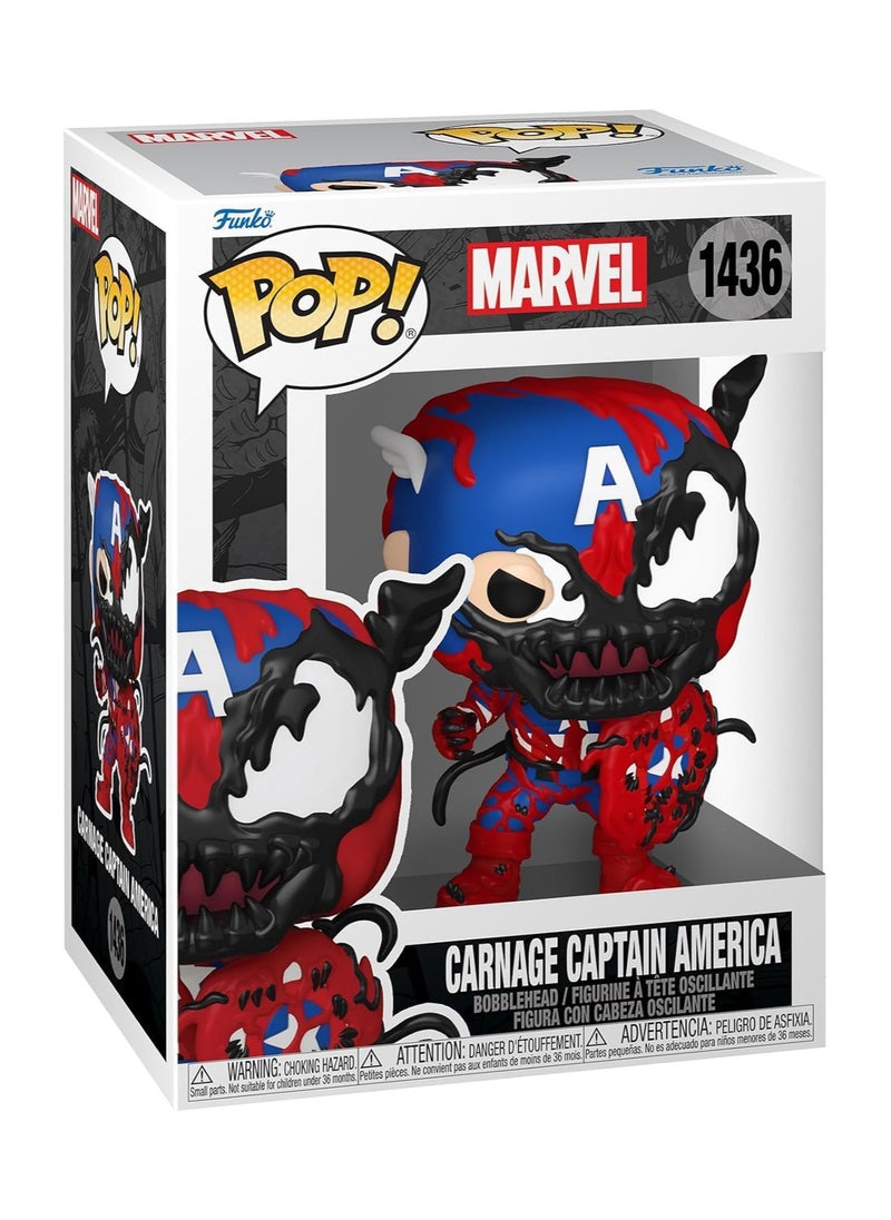 Funko Funko Pop! Super Heroes: Marvel Carnageized - Captain America (1436)  - Image 2