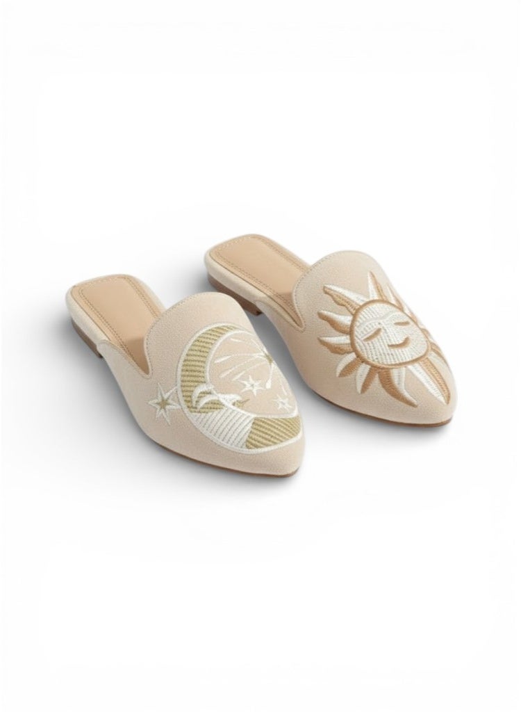 لايف ستيلاش  صابوه قماش مسطح مع طبعة SB-702 - بيج - Image 1