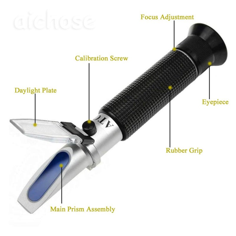 aichose مقياس الانكسار السريري للحيوانات 3 في 1، قياس مؤشر صحة الحيوان من كثافة البول وبروتين المصل، مثالي للأطباء البيطريين ومالكي الحيوانات الأليفة - Image 2