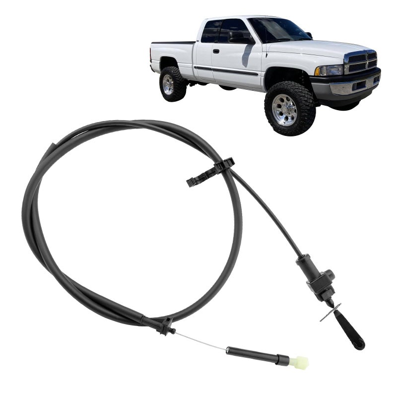 Misakomo Throttle Valve Cable Transmission Kickdown Cable Compatible with 19941998 Dodge Ram 1500 2500 3500 19941997 Dodge Dakota 19941996 Jeep Cherokee 19941997 Jeep Grand Cheroke Replace 52079204 - Image 2