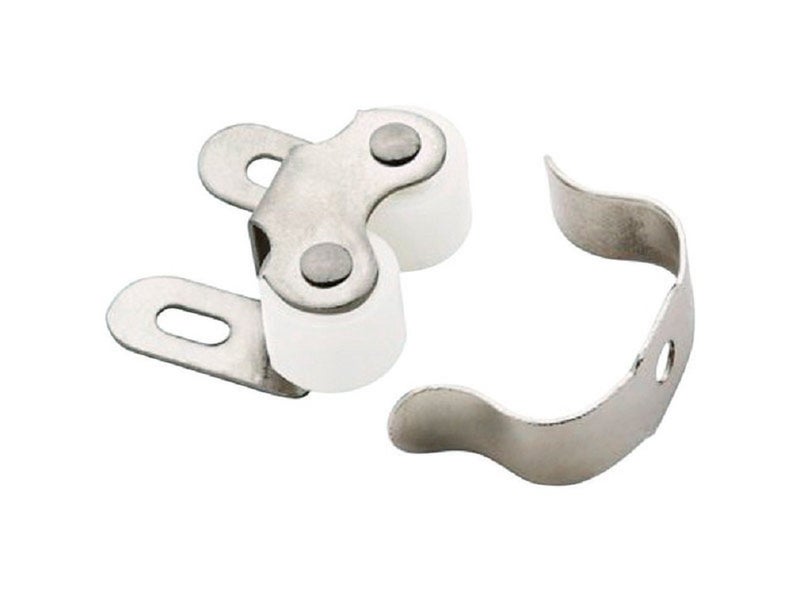 Amerock | Roller Cabinet Catch | Nickel | 1 inch (25 mm) Length | 10 Pack | Door Catch | Cabinet Door Latch - Image 4