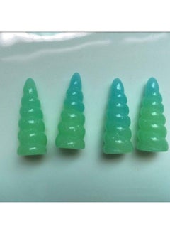 Toyvian Resin Unicorn Horn Spiral Toys Party Favor Decoration 10 Pieces (Random Color)  - Image 4