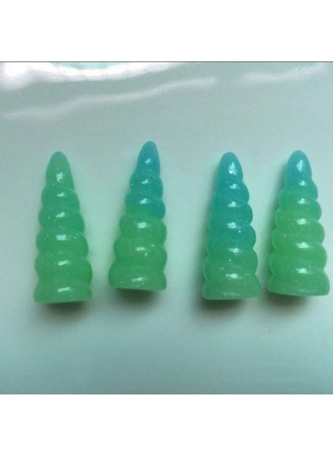 Toyvian Resin Unicorn Horn Spiral Toys Party Favor Decoration 10 Pieces (Random Color)  - Image 4