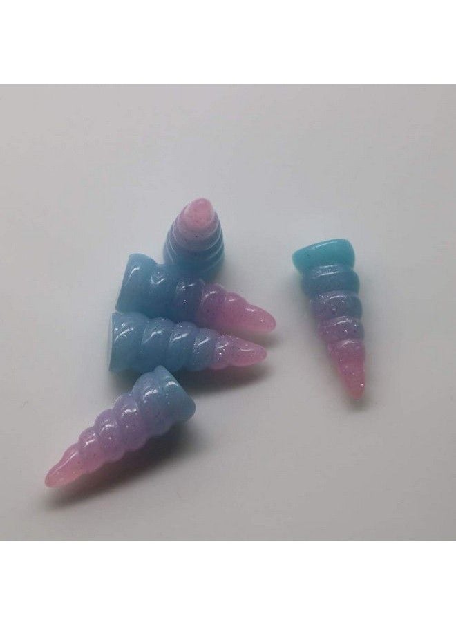 Toyvian Resin Unicorn Horn Spiral Toys Party Favor Decoration 10 Pieces (Random Color)  - Image 5