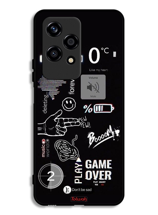 Tolwak Honor 200 Lite 5G Protective Case Cover Game Over Pew Pew - Image 1