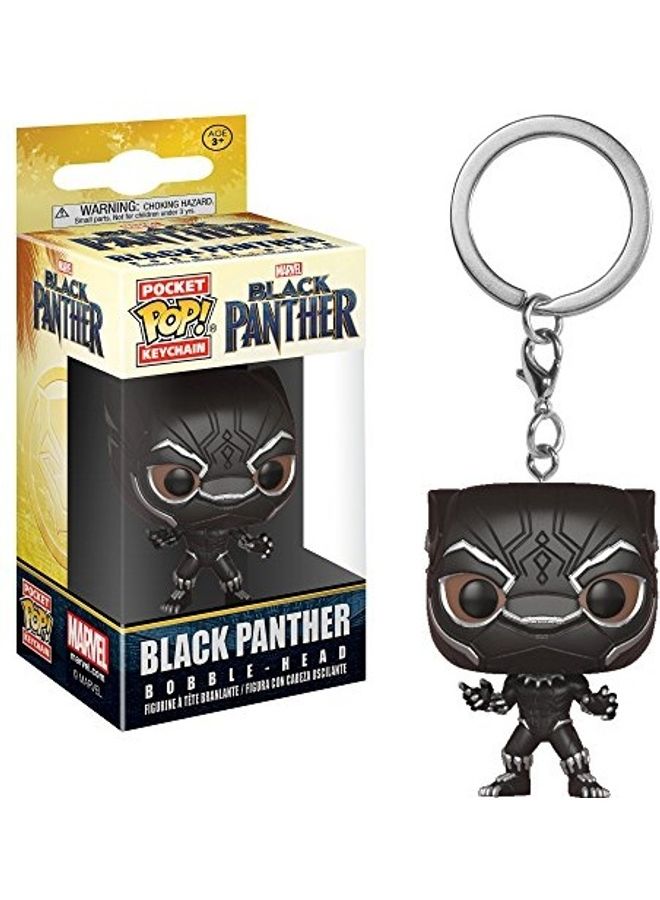 NIBEMINENT Black Panther Collectible Figure Keychain 4x2x1inch - Image 2
