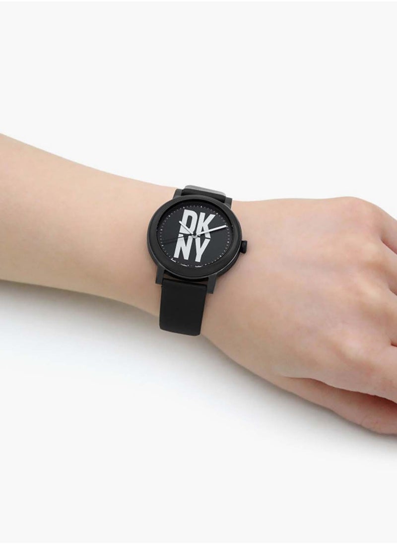 DKNY Women's Analog Wrist Watch NY6619 - 34 Mm Black  - Image 4
