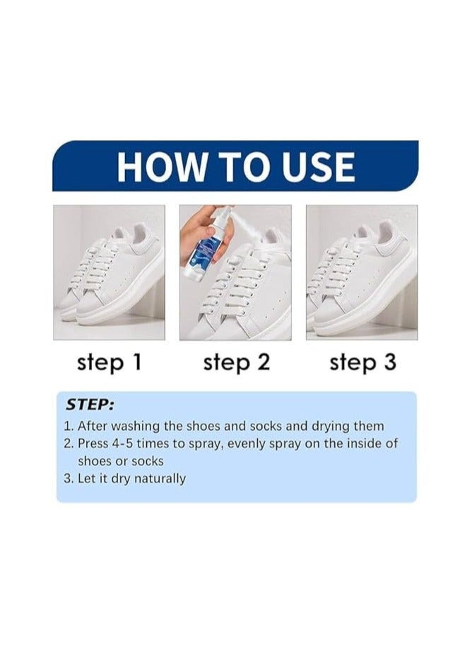 Anti-Bacterial Shoe & Foot Deodorizer Spray (120ml) - Natural Odour Eliminator for Shoes and Socks - Fast-Acting Foot Spray to Remove Smells and Provide Lasting Freshness. - Image 5