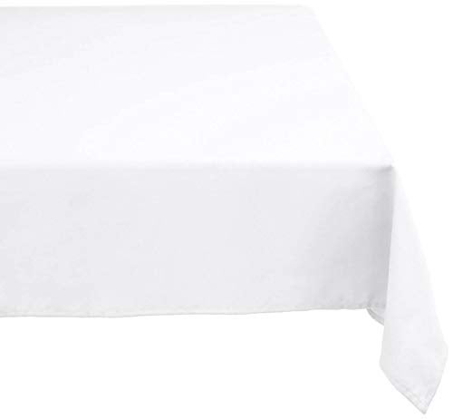 DII 100% Spun Polyester Table Top Collection, 60x84, White, 1 Piece - Image 2