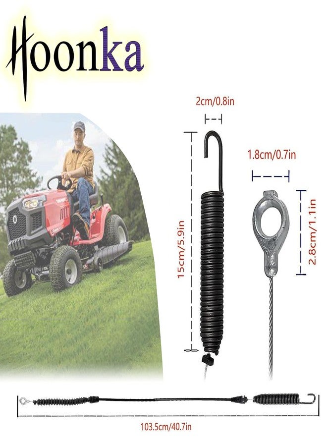 Funhoon HOONKA 946-05124A Deck Engagement Cable for MTD Lawn Mowers Replaces 746-05124 (946-05124A Deck Engagement Cable) - Image 4