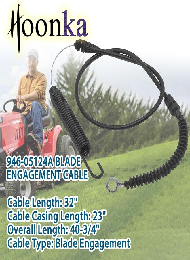 Funhoon HOONKA 946-05124A Deck Engagement Cable for MTD Lawn Mowers Replaces 746-05124 (946-05124A Deck Engagement Cable) - Image 3