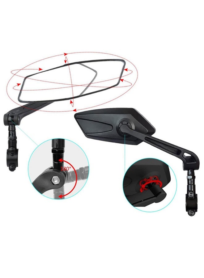 مرآة خلفية للدراجة قابلة للتعديل بزاوية 360 درجة - Image 4