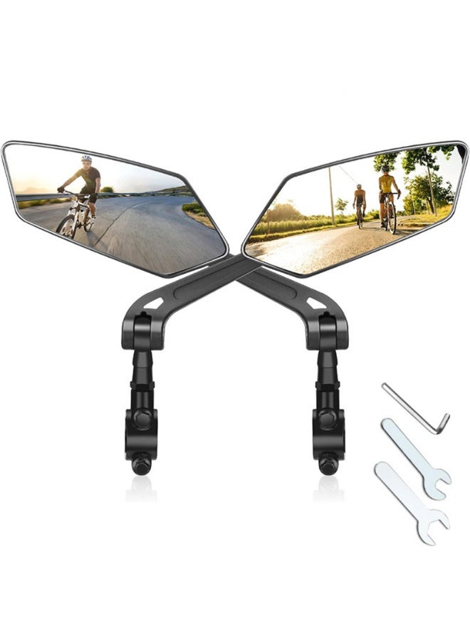 مرآة خلفية للدراجة قابلة للتعديل بزاوية 360 درجة - Image 1