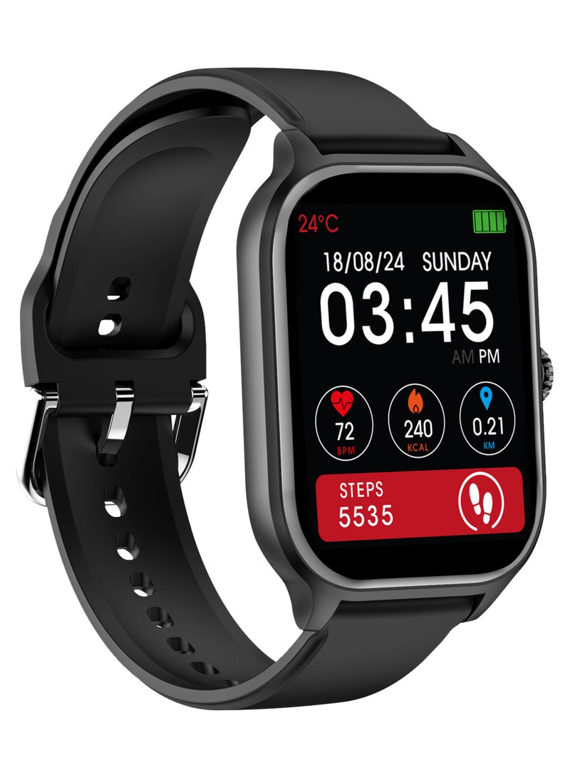 TOUCHMATE AMOLED Calling Fitness Smartwatch – Includes 3 Free Straps Worth AED 60 - Image 1