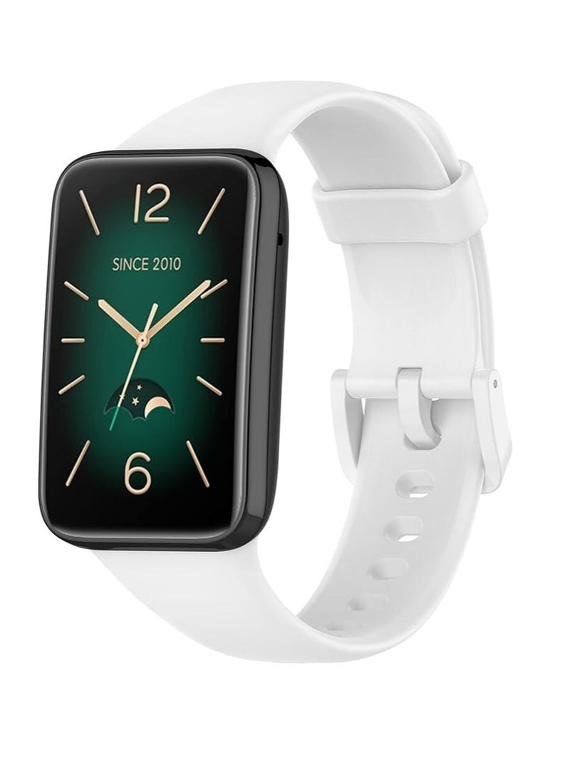 سوار ساعة يد من السيليكون الناعم لهاتف Xiaomi Mi Band 7 Pro للنساء والرجال بديل سوار معصم رياضي سوار Mi Band 7 Pro