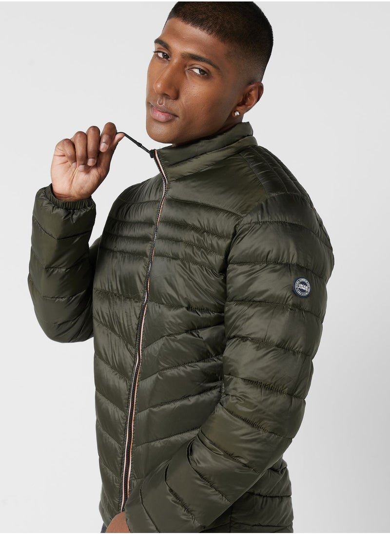 JACK & JONES - Zip Through Puffer Jacket - Image 1