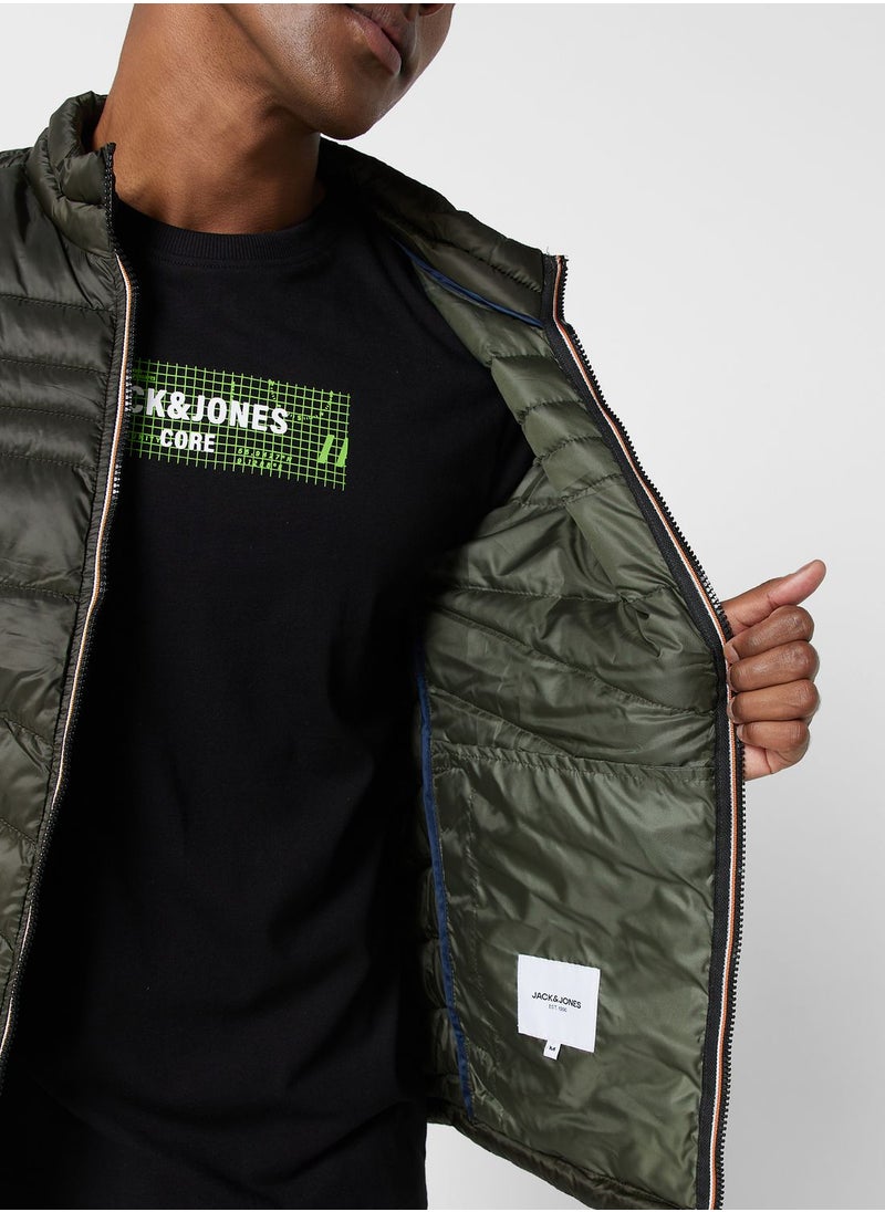 JACK & JONES - Zip Through Puffer Jacket - Image 1