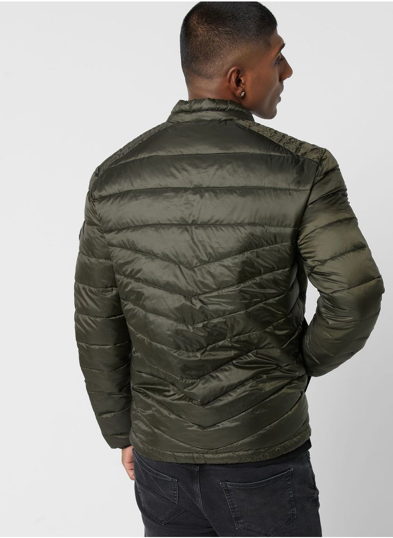 JACK & JONES - Zip Through Puffer Jacket - Image 1