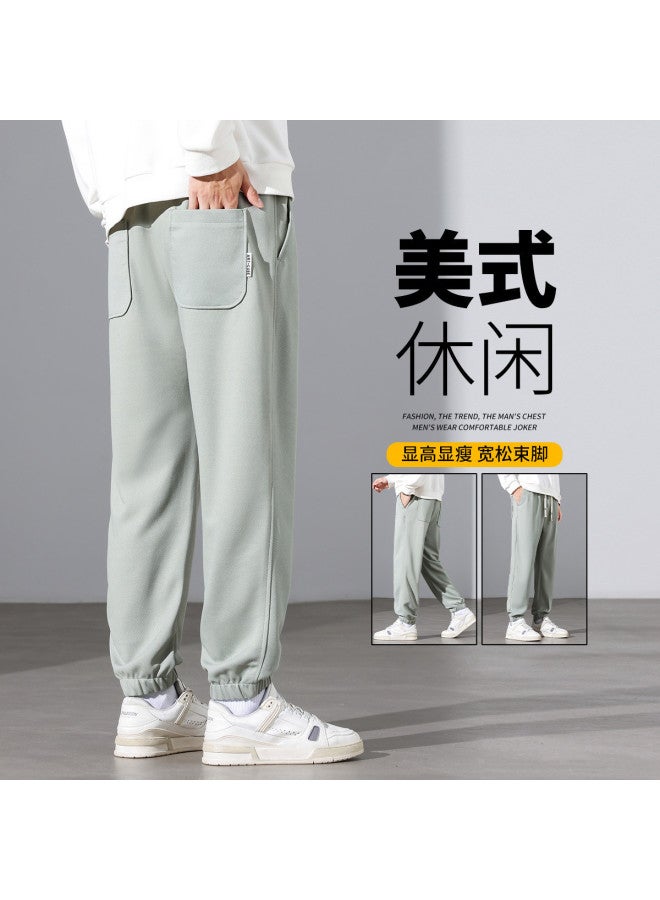 TonLion spring Versatile Korean Loose-fit Harem Joggers Youth Sports Minimalist Casual Pants - Image 5