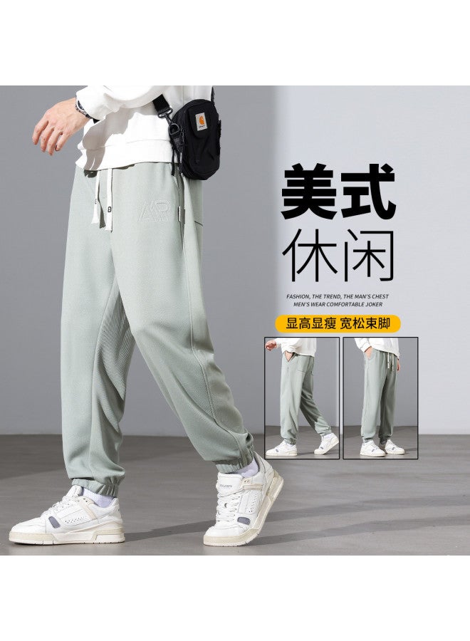 TonLion spring Versatile Korean Loose-fit Harem Joggers Youth Sports Minimalist Casual Pants - Image 3
