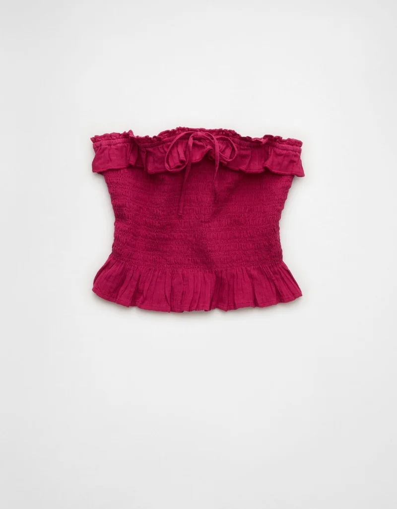 American Eagle  AE Smocked Tube Top for Women | Best Price UAE